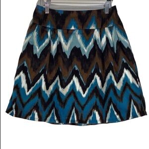 Worthington Stretch Multicolor Mini Skirt
